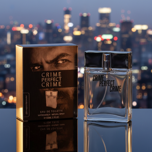 EDT 100ml "Crime Perfect Crime" –cu arome lemnos-florale și mosc