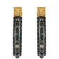 Cercei din Argint 925 Placat cu Aur ( 1.63 grame ) cu Diamant de culoarea Șampaniei 0.01 Carate