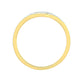 Inel din Argint 925 Placat cu Aur ( 2.01 grame ) cu Diamant Alb 0.06 Carate