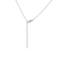 Colier din Argint 925 ( 5.49 grame ) cu Rubin Thailandez și Topaz Alb 2.31 Carate