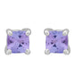Set din Argint 925 ( 1.45 grame ) cu Tanzanit AAA 0.61 Carate ( Cercei )