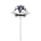 Inel din Argint 925 ( 2.87 grame ) cu Safir Thailandez 0.73 Carate