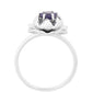 Inel din Argint 925 ( 2.87 grame ) cu Safir Thailandez 0.73 Carate