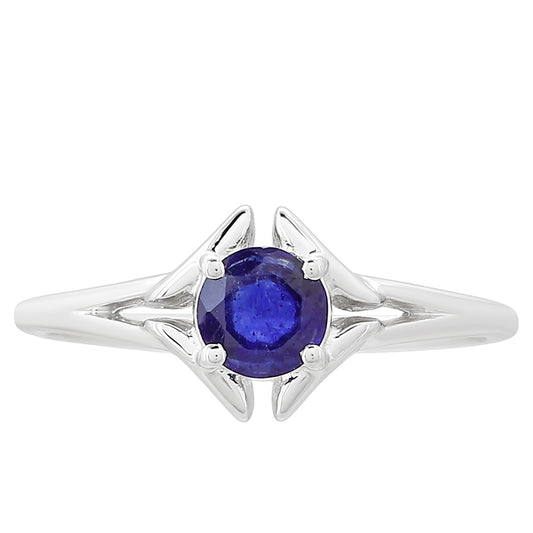 Inel din Argint 925 ( 1.7 grame ) cu Safir Thailandez 0.72 Carate