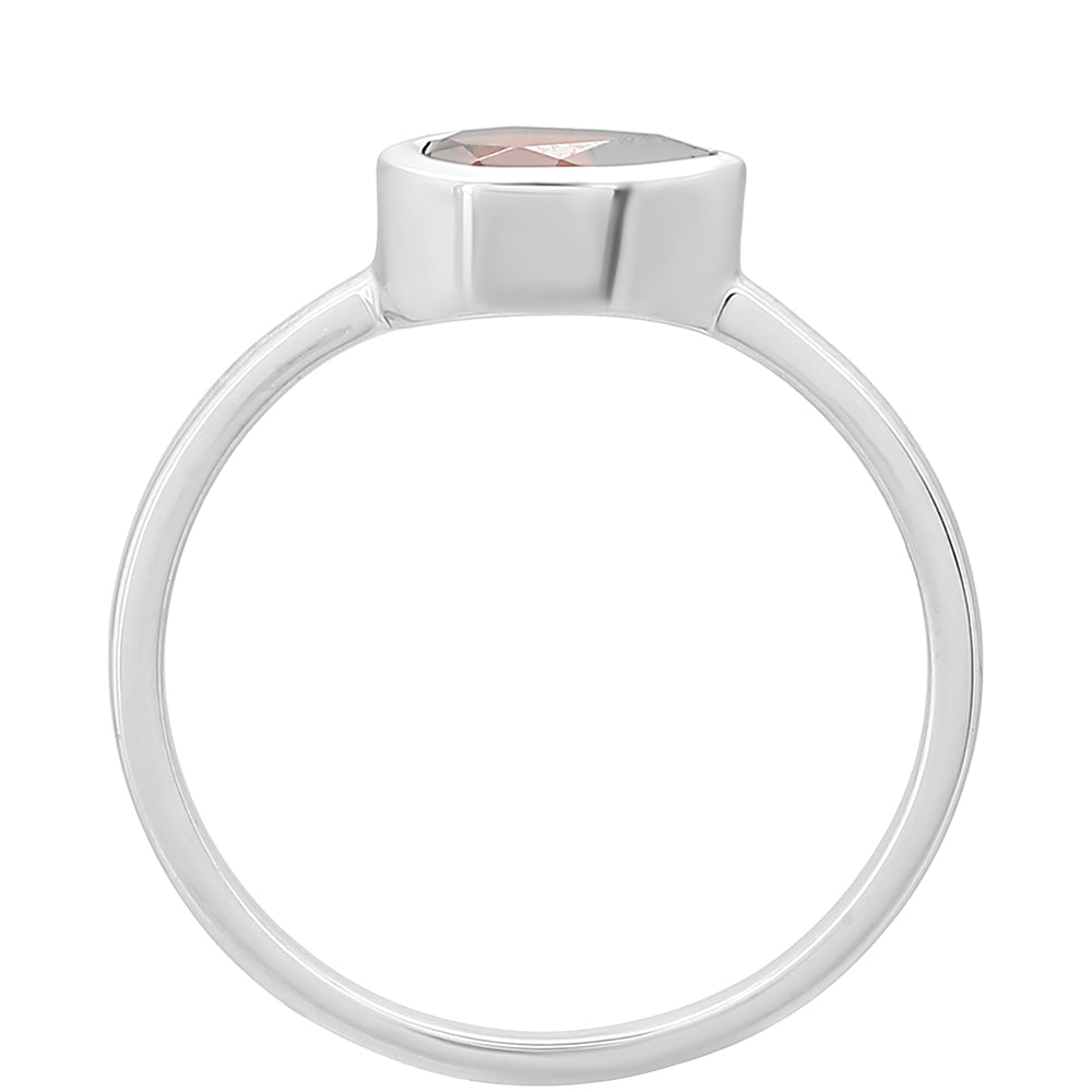 Inel din Argint 925 ( 1.45 grame ) cu Granat 0.76 Carate 4 