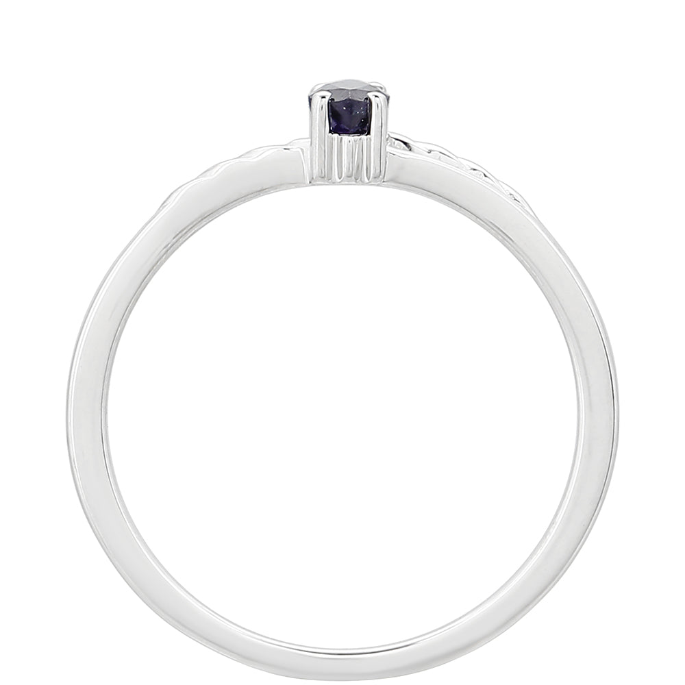 Inel din Argint 925 ( 1.5 grame ) cu Safir Thailandez 0.36 Carate