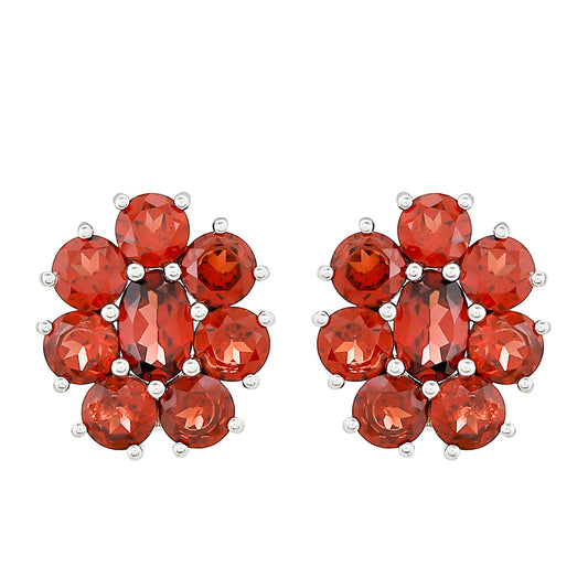 Cercei din Argint 925 ( 2.89 grame ) cu Granat 5.71 Carate