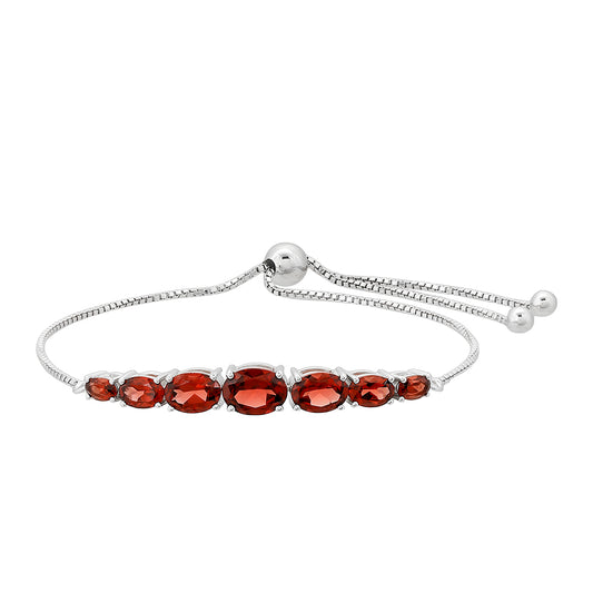 Brățară din Argint 925 ( 4.16 grame ) cu Granat 4.88 Carate