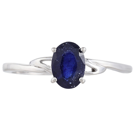 Inel din Argint 925 ( 1.4 grame ) cu Safir Thailandez 1.16 Carate