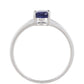 Inel din Argint 925 ( 1.11 grame ) cu Safir Thailandez 1.05 Carate