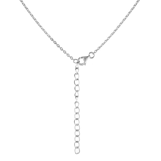 Colier din Argint 925 ( 6.74 grame ) cu Cuarț Păun și Topaz Alb 10.18 Carate