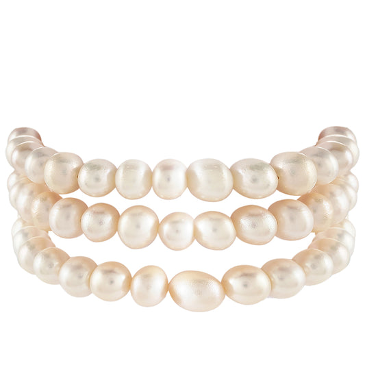 Brățară din Argint 925 Placat cu Aur ( 3.47 grame ) cu Perlă de Cultură 194.72 Carate