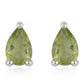 Cercei din Argint 925 ( 0.84 grame ) cu Peridot 0.87 Carate