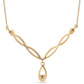 Colier din Argint 925 Placat cu Aur ( 4.2 grame ) cu Diamant Albastru și Diamant Alb 0.02 Carate