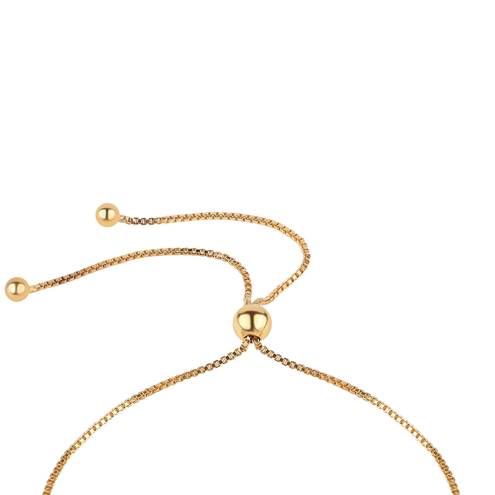 Brățară din Argint 925 Placat cu Aur ( 4.13 grame ) cu Diamant Verde 0.04 Carate 2 