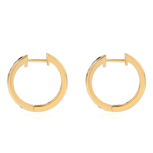 Cercei din Argint 925 Placat cu Aur ( 4.56 grame ) cu Ametist African și Peridot 1.52 Carate