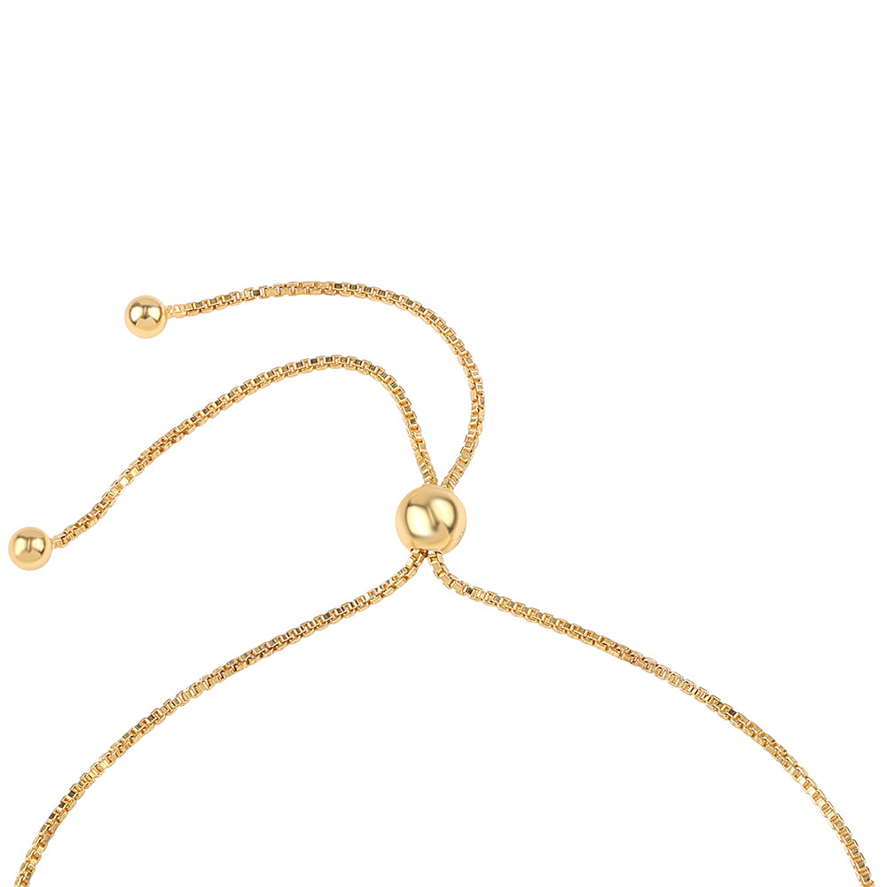 Brățară din Argint 925 Placat cu Aur ( 3.13 grame ) cu Iolit 0.4 Carate 3 