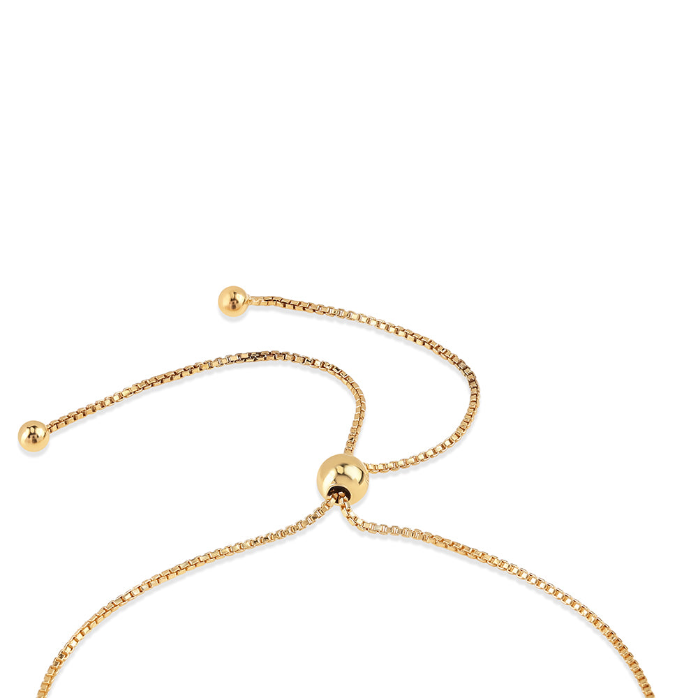 Brățară din Argint 925 Placat cu Aur ( 1.7 grame ) cu Diamant Roșu și Diamant Alb 0.04 Carate 5 