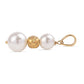 Pandantiv din Argint 925 Placat cu Aur ( 0.54 grame ) cu Perlă de Apă Dulce Albă 5.96 Carate