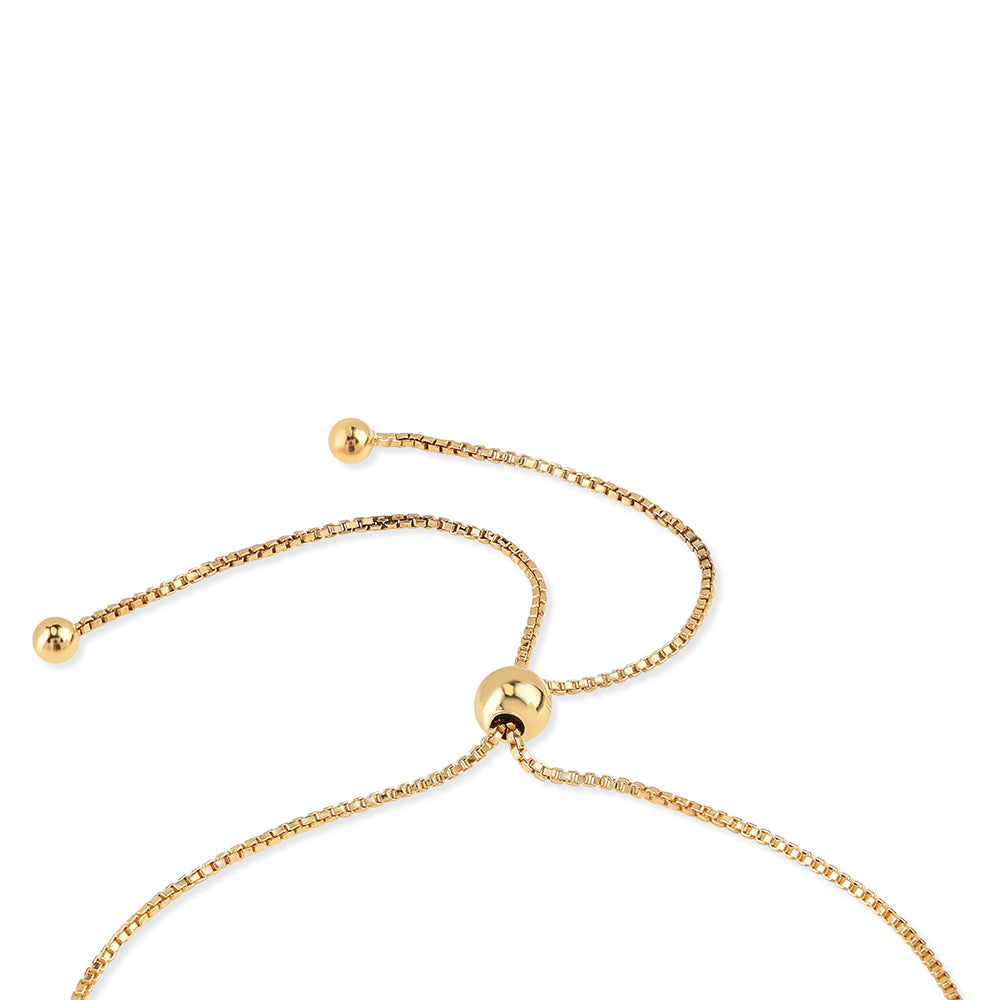 Brățară din Argint 925 Placat cu Aur ( 1.85 grame ) cu Perlă de Apă Dulce Albă 4.03 Carate 3 