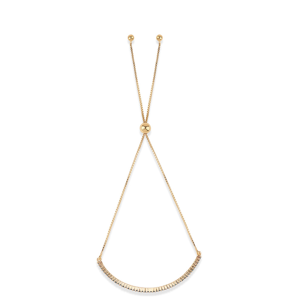 Brățară din Argint 925 Placat cu Aur ( 2.88 grame ) cu Diamant Albastru 0.45 Carate 3 
