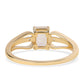 Inel din Argint 925 Placat cu Aur ( 2.03 grame ) cu Piatra Lunii Curcubeu Clasa ”AA” și Topaz Alb 1.38 Carate