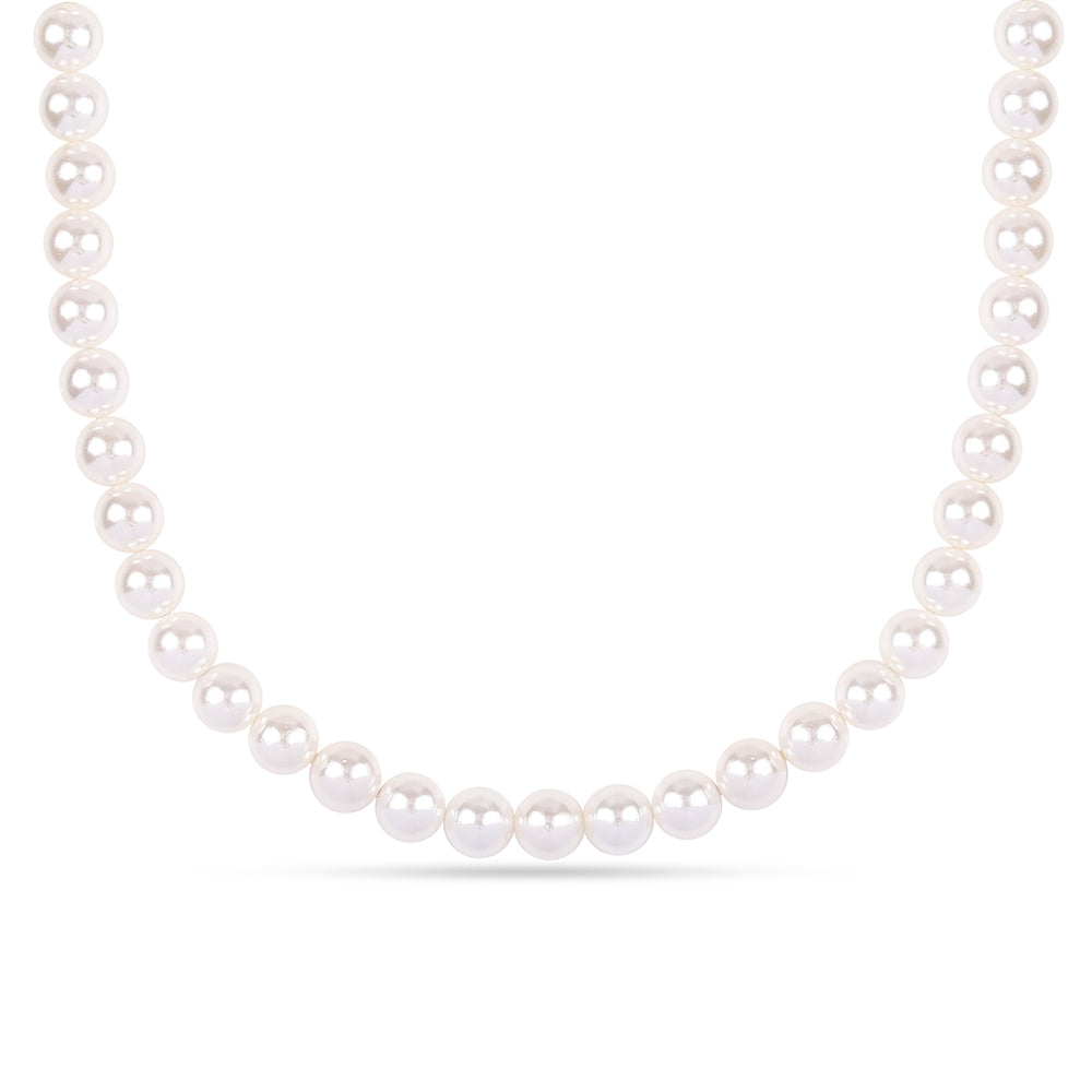 Set din Argint 925 Placat cu Aur ( 1.81 grame ) cu Perlă de Apă Dulce Albă 314.2 Carate ( Colier+Cercei+Brățară )
