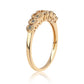 Inel din Argint 925 Placat cu Aur ( 2.46 grame ) cu Diamant Albastru 0.04 Carate