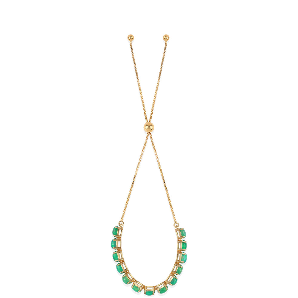 Brățară din Argint 925 Placat cu Aur ( 5.28 grame ) cu Opal Verde Etiopian Lega Dembi 4.42 Carate 2 