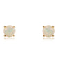 Cercei din Argint 925 Placat cu Aur ( 0.98 grame ) cu Opal Etiopian Lega Dembi 0.64 Carate
