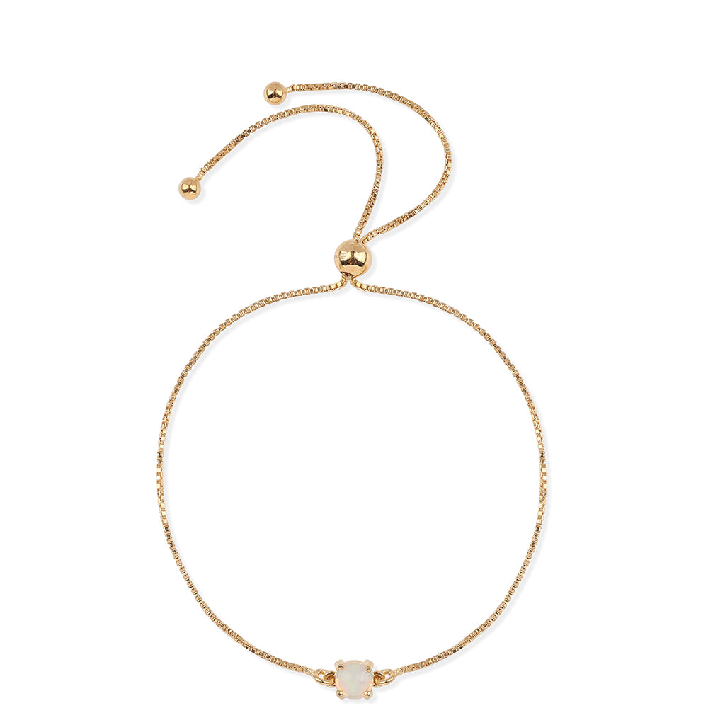 Brățară din Argint 925 Placat cu Aur ( 1.79 grame ) cu Opal Etiopian Lega Dembi 0.32 Carate 1 