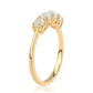 Inel din Argint 925 Placat cu Aur ( 1.89 grame ) cu Opal Etiopian Lega Dembi 0.68 Carate