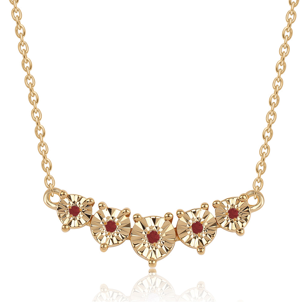 Colier din Argint 925 Placat cu Aur ( 3.28 grame ) cu Diamant Alb 0.03 Carate