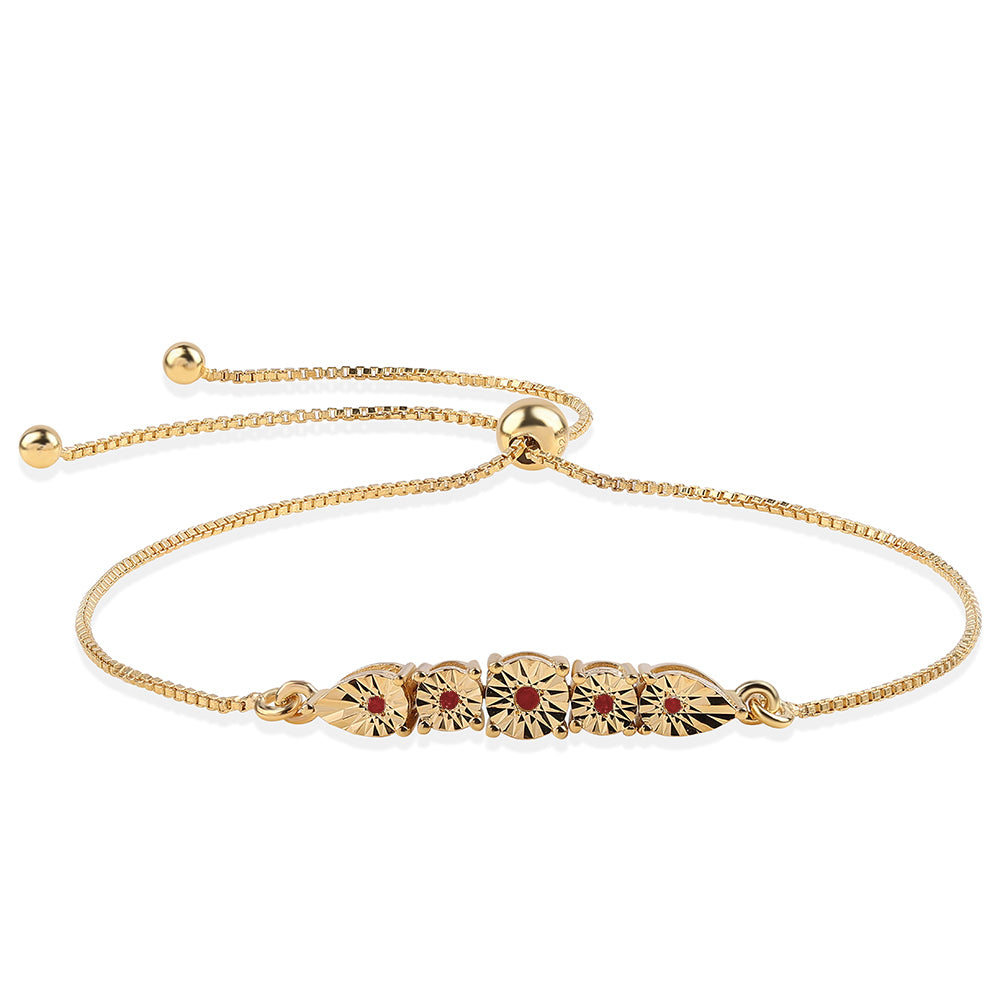 Brățară din Argint 925 Placat cu Aur ( 3.18 grame ) cu Diamant Alb 0.04 Carate 1 