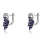 Cercei din Argint 925 ( 2.19 grame ) cu Safir Albastru Australian 1.6 Carate