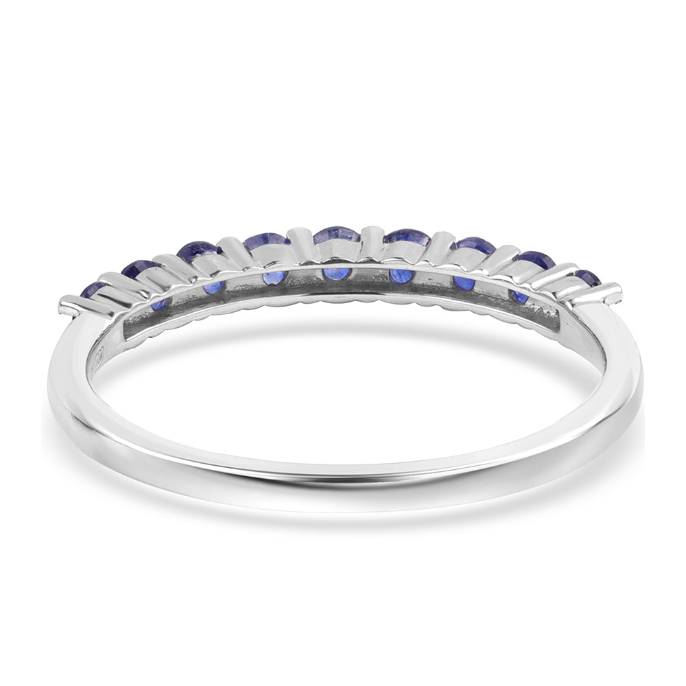 Inel din Argint 925 ( 1.56 grame ) cu Safir Albastru Australian 0.63 Carate