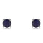 Cercei din Argint 925 ( 0.79 grame ) cu Safir Albastru Australian 1.6 Carate