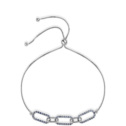 Brățară din Argint 925 ( 3.68 grame ) cu Safir Albastru Australian 0.84 Carate