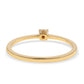 Inel din Argint 925 Placat cu Aur ( 1.36 grame ) cu Diamant Negru 0.06 Carate