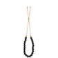 Brățară din Argint 925 Placat cu Aur ( 2.69 grame ) cu Spinel Negru 29.9 Carate