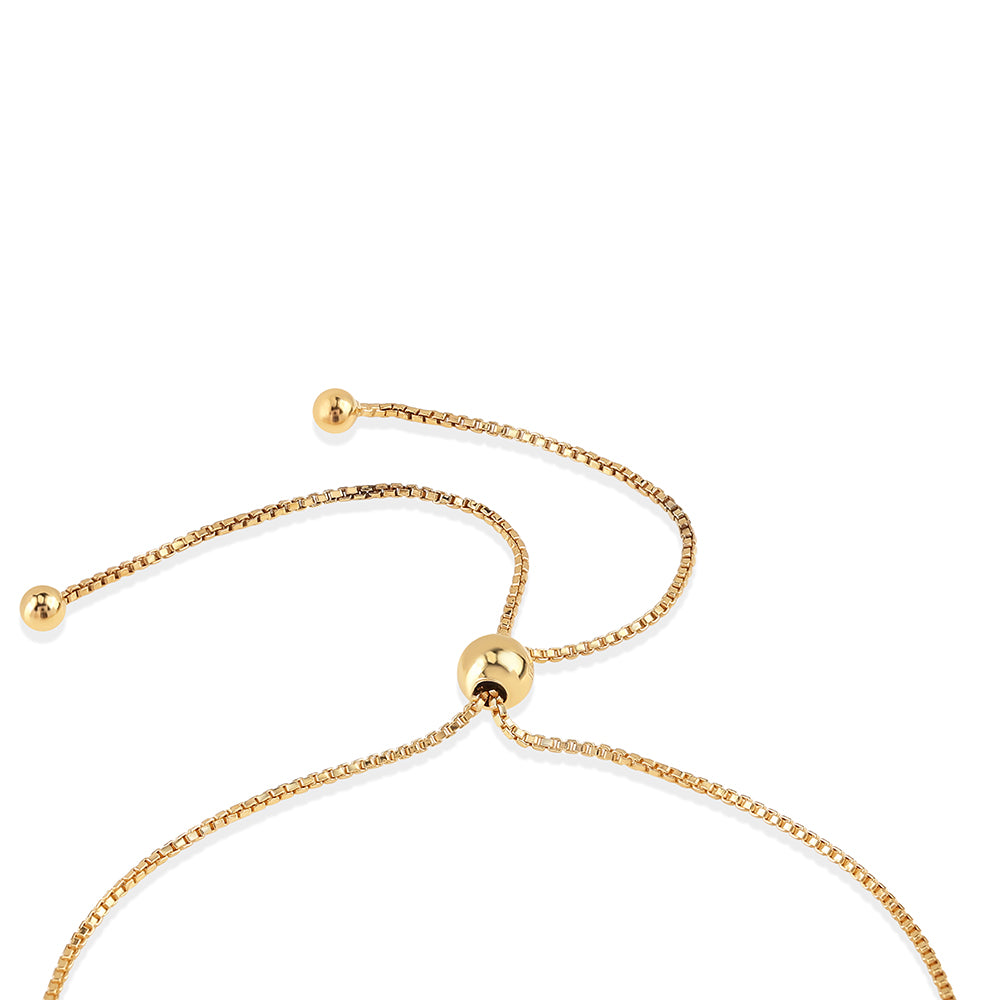 Brățară din Argint 925 Placat cu Aur ( 2.5 grame ) cu Spinel Negru 4.49 Carate