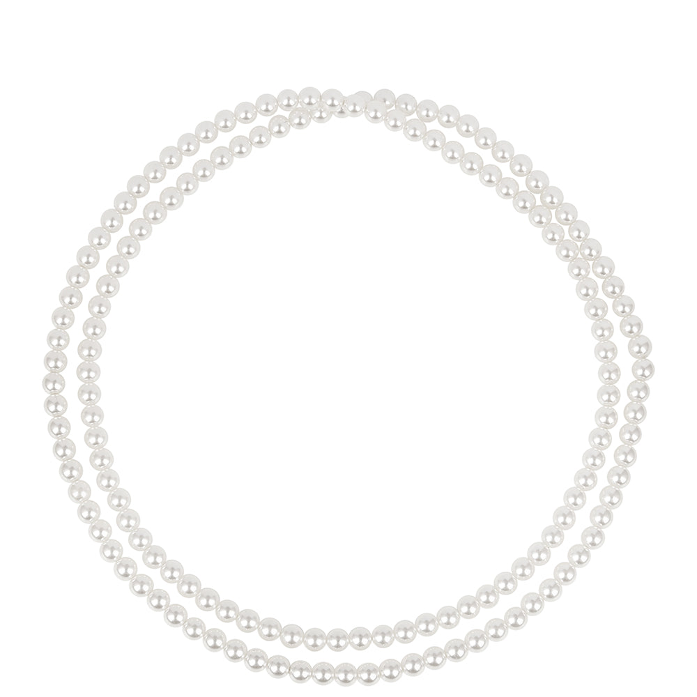 Colier din Argint 925 Placat cu Aur ( 1.15 grame ) cu Perlă de Apă Dulce Crem 227.25 Carate 1 