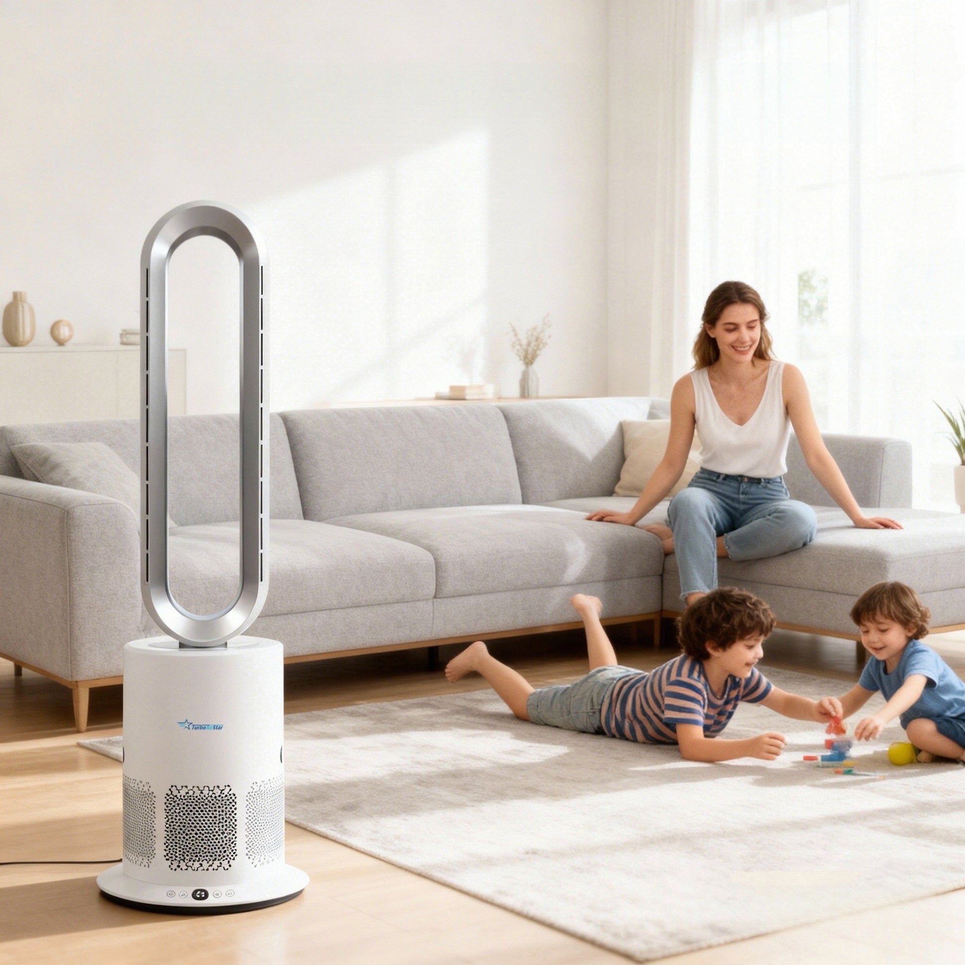 Purificator de aer TurboAirStar cu ventilator pentru răcire și încălzire 8 