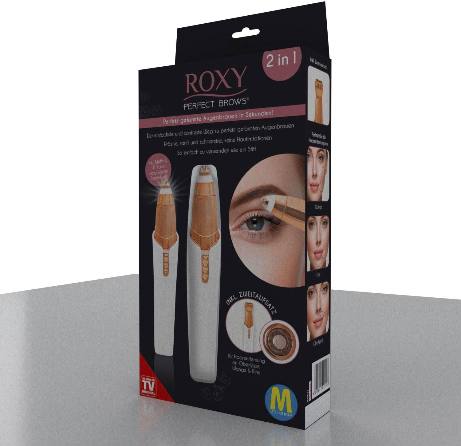 Roxy Perfect Brows – Aparat 2 în 1 pentru conturarea sprâncenelor și îndepărtarea părului facial. 3 