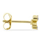 Cercei din Argint 925 Placat cu Aur ( 1.02 grame ) cu Diamant Alb 0.06 Carate