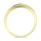 Inel din Argint 925 Placat cu Aur ( 3.95 grame ) cu Diamant Albastru 0.06 Carate
