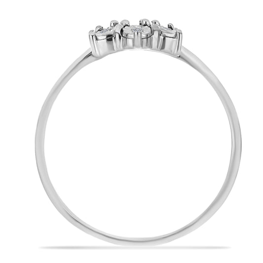 Inel din Argint 925 ( 2.49 grame ) cu Diamant Alb 0.05 Carate