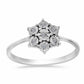 Inel din Argint 925 ( 2.49 grame ) cu Diamant Alb 0.05 Carate
