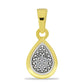Set din Argint 925 Placat cu Aur ( 5.16 grame ) cu Diamant Alb 0.11 Carate