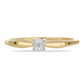 Inel din Argint 925 Placat cu Aur ( 2.34 grame ) cu Diamant Alb 0.01 Carate